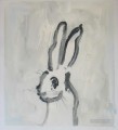bunny thick paints black and white